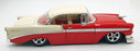 Road Legends 1/18 Scale 92129 - 1956 Chevrolet Bel Air Red/White Custom