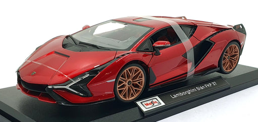 Maisto 1/18 Scale Diecast 46629 - Lamborghini Sian FKP 37 - Met. Red