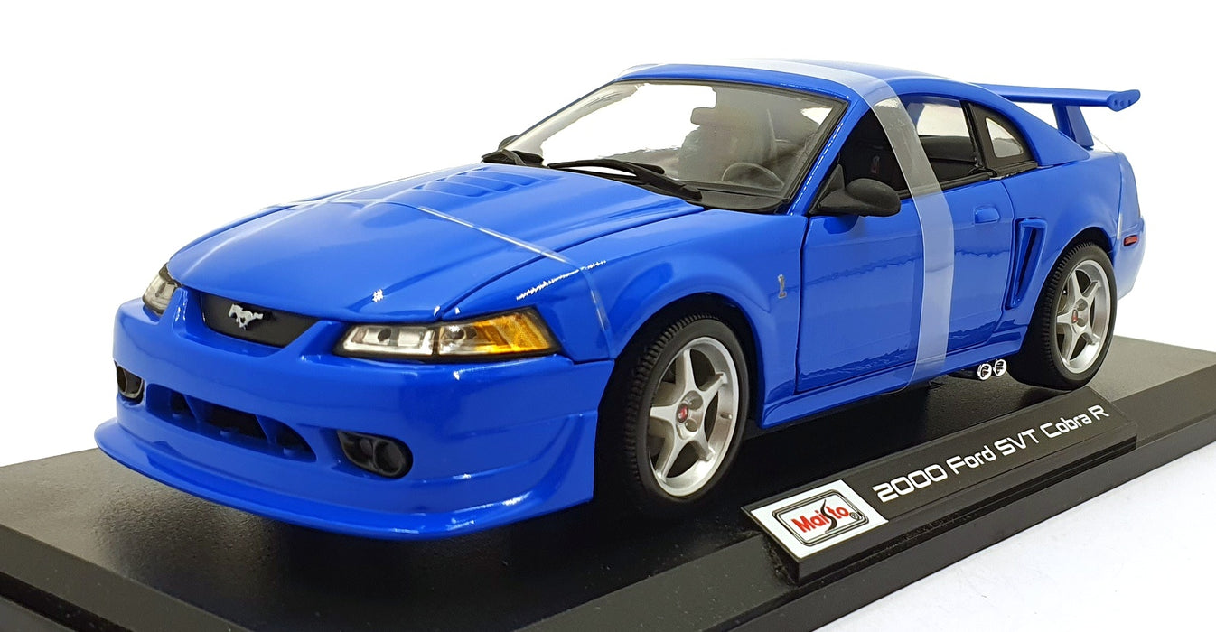 Maisto 1/18 Scale Diecast 46629 - 2000 Ford SVT Cobra R - Blue