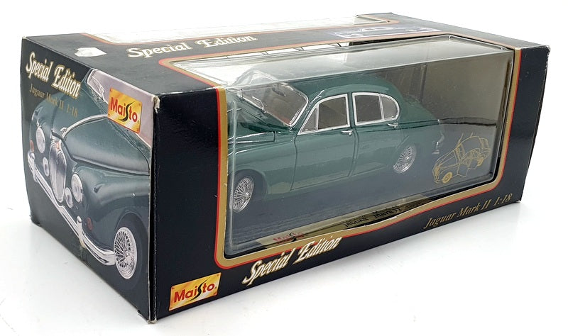 Maisto 1/18 Scale Diecast 31833 - 1959 Jaguar Mk2 - Green