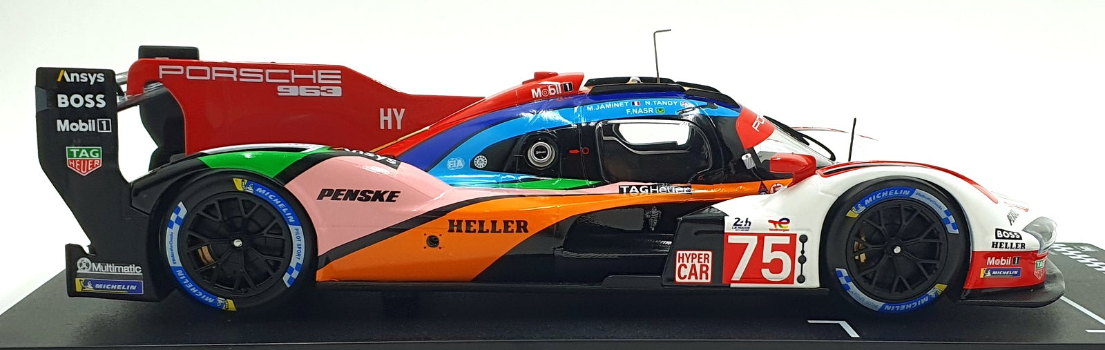 IXO 1/18 Scale LEGT963-LM001 - Porsche 963 #75 24Hr LM 2023