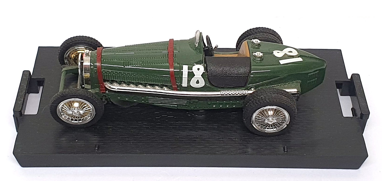 Brumm 1/43 Scale R173 - Bugatti Type 59 #18 Race Car 1933 - Green