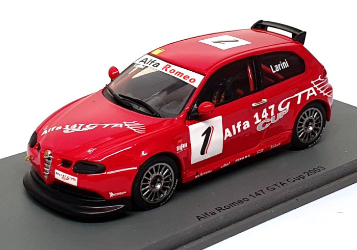Spark 1/43 Scale S0480 - Alfa Romeo 147 GTA Cup 2003 #1 Larini