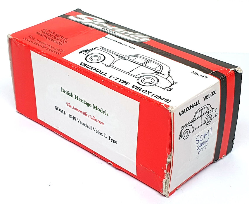 Somerville Promod 1/43 Scale SOM1 - 1949 Vauxhall L-Type Velox - Green