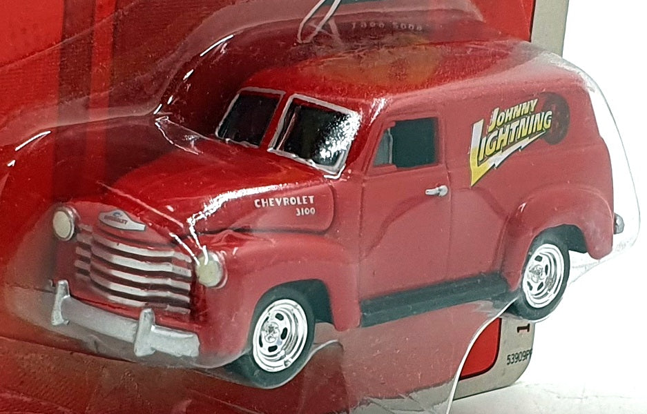 Johnny Lightning 1/64 Scale 50298A - 1950 Chevrolet Delivery Van - Red