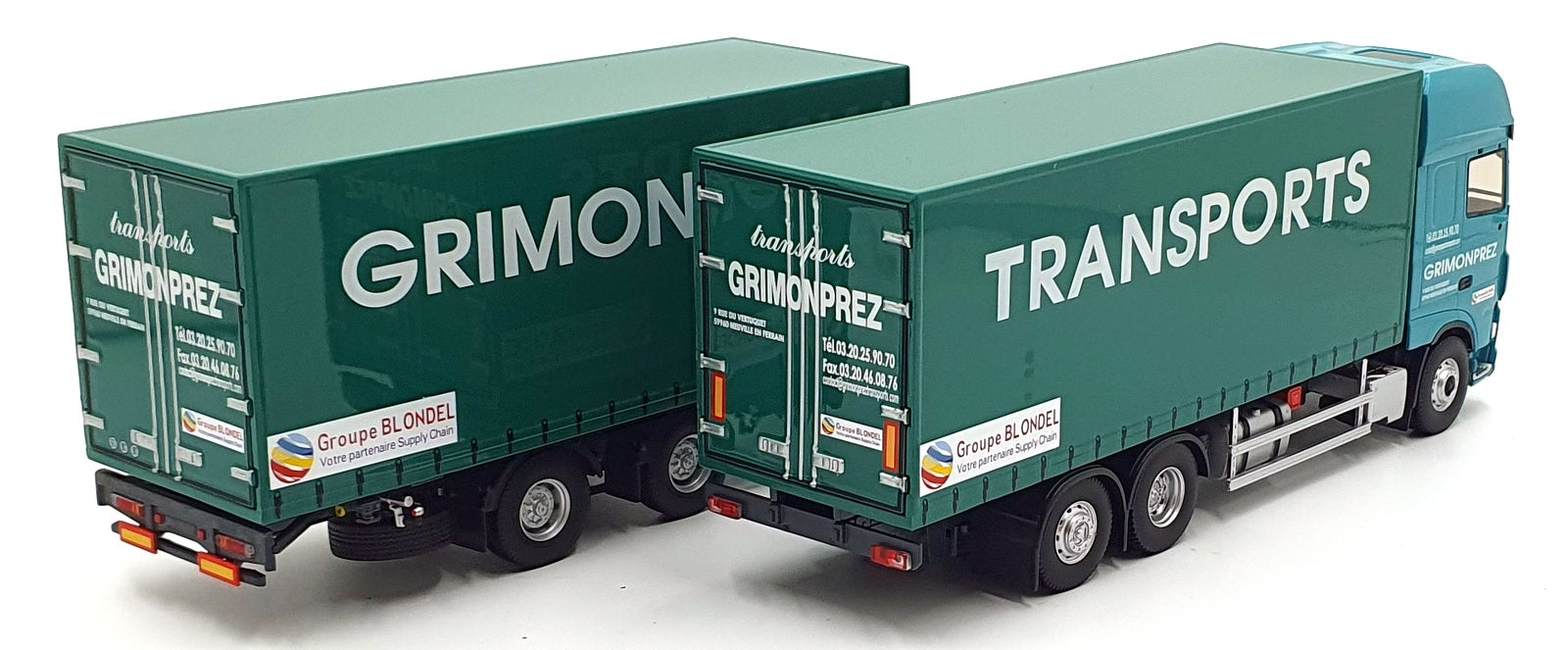 Eligor 1/43 Scale 116355 - 2017 DAF XF MY Camion Remorque Transports Grimonprez
