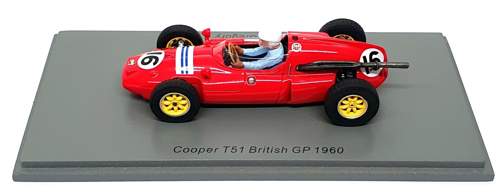 Spark 1/43 Scale S8054 - F1 Cooper T51 #16 British GP 1960 Masten Gregory