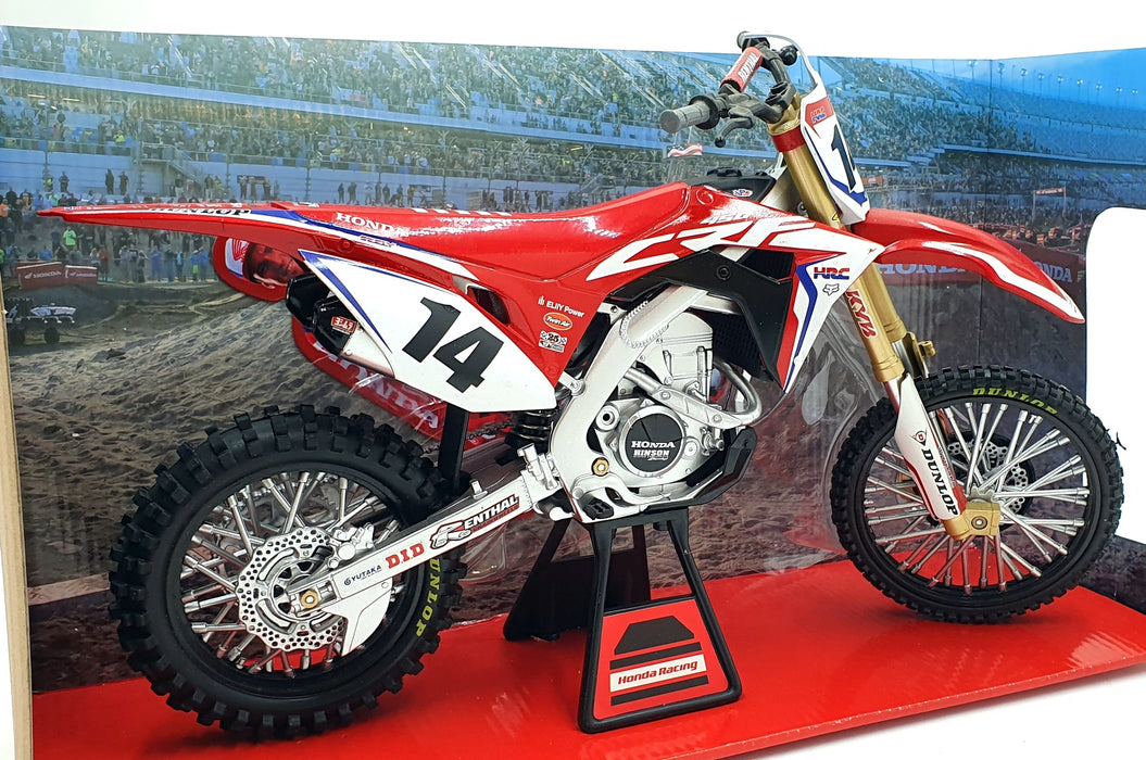 NewRay 1/6 Scale 49603 - Honda HRC Motorbike #14 Cole Seely