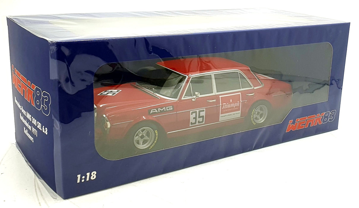 Werk83 1/18 Scale Diecast W18030006 Mercedes 300 SEL 6.8 #35 Hockenheim1971