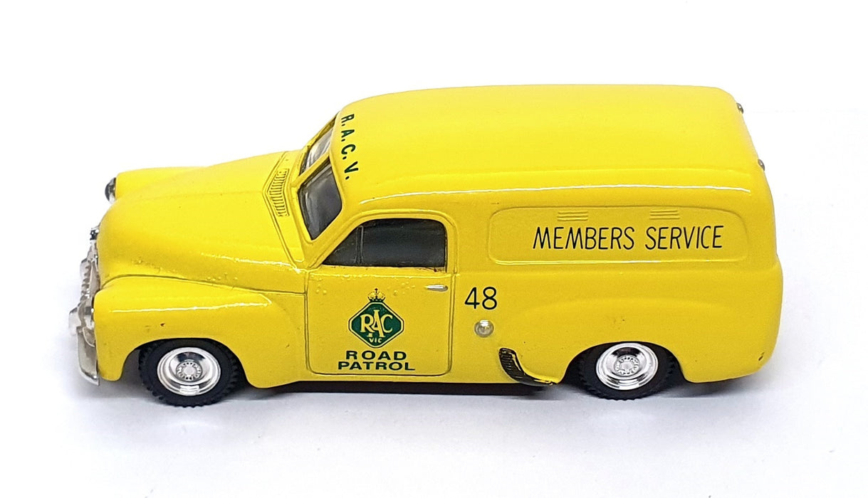Trax 1/43 Scale Diecast 8003 - FJ Holden Van R.A.C.V. - Yellow