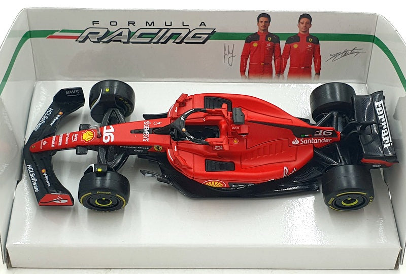 Burago 1/43 Scale 18-36836 - F1 Ferrari SF23 2023 #16 Charles Leclerc