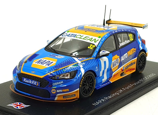 Spark 1/43 Scale UK037 - NAPA Racing UK Ford Focus #32 BTCC 2025