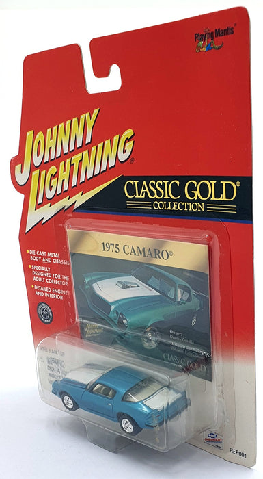 Johnny Lightning 1/64 Scale 404-09 - Classic Gold 1957 Chevrolet Camaro - Teal