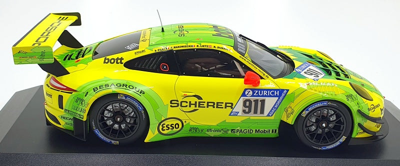 Minichamps 1/18 Scale 155 176911 Porsche 911 GT3 R Manthey Racing 2017 #911