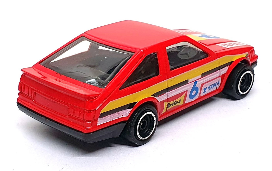 Corgi 10cm Long Diecast 105 - Toyota Corolla 1600 Race Car #6 - Red