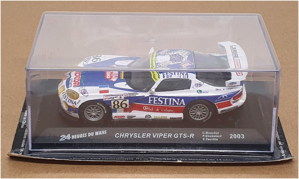 Altaya 1/43 Scale 27424H - Chrysler Viper GTS-R #86 24h Le Mans 2003