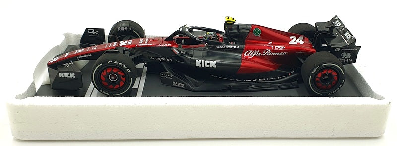 Minichamps 1/18 Scale 117 230124 Alfa Romeo F1 Kick C43 Australian GP '23 #24