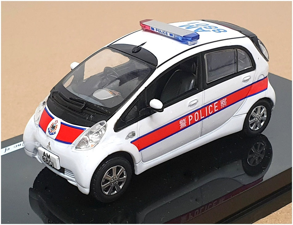 Vitesse 1/43 Scale 29289 - Mitsubishi i MiEV Hong Kong Police - White/Red