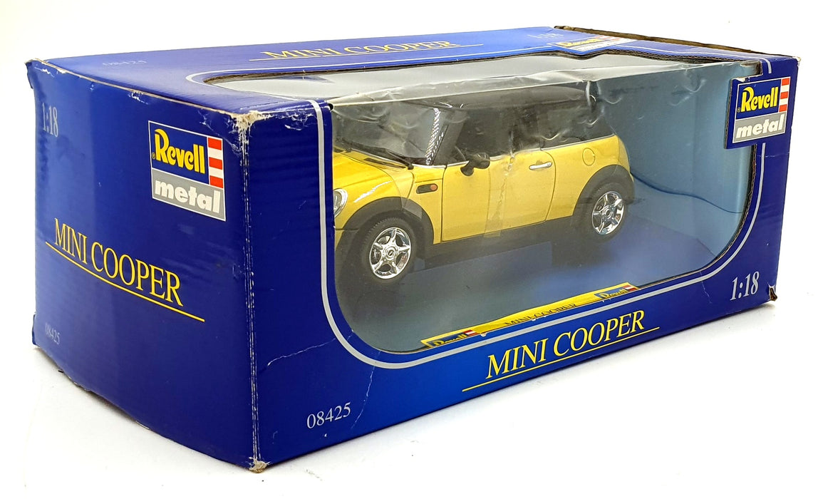 Revell 1/18 Scale Diecast 08425 - Mini Cooper - Yellow/Black