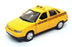 Welly 1/38 Scale Pull Back & Go 7864 - Lada 110 Russian Taxi - Yellow