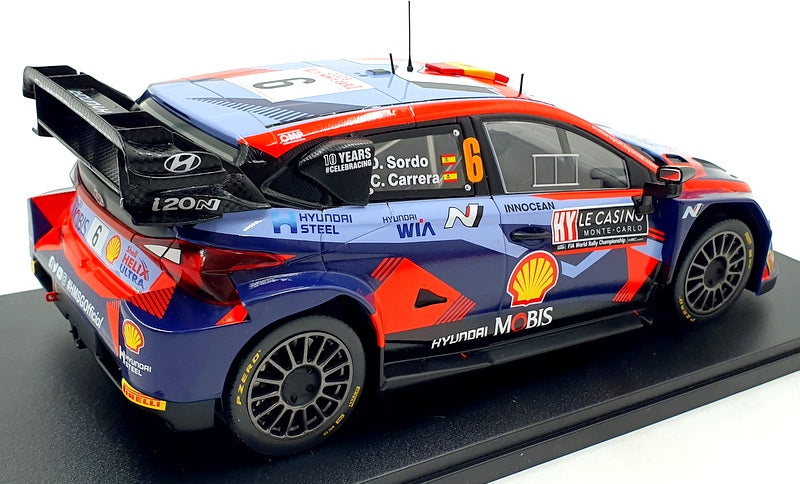 IXO Models 1/18 Scale 18RMC153B Hyundai i20 N Rally1 #6 Monte Carlo 2023