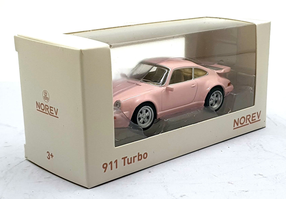 Norev 1/43 Scale Diecast 750052 - Porsche 911 Turbo - Pink