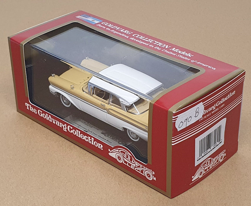 Goldvarg 1/43 Scale GC-090B - 1958 Mercury Park Lane - Mayfair Yellow/White