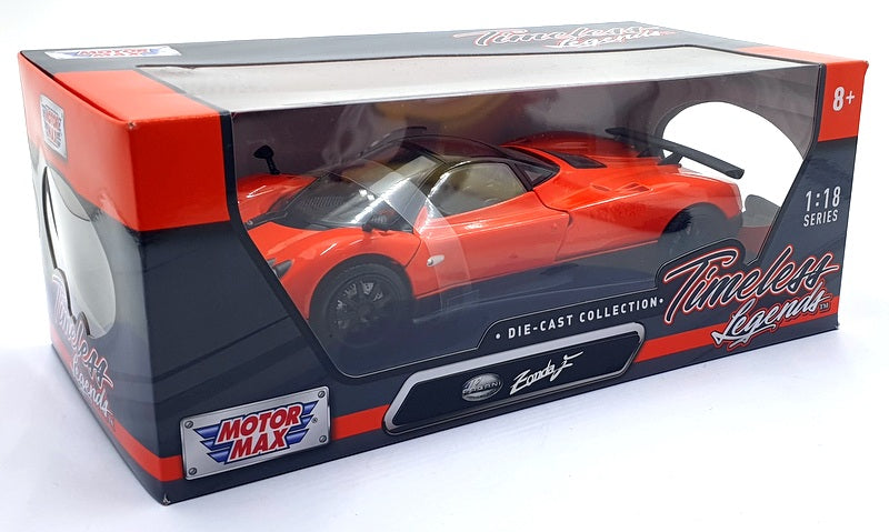 Motor Max 1/18 Scale Diecast 79159 - Pagani Zonda F - Orange