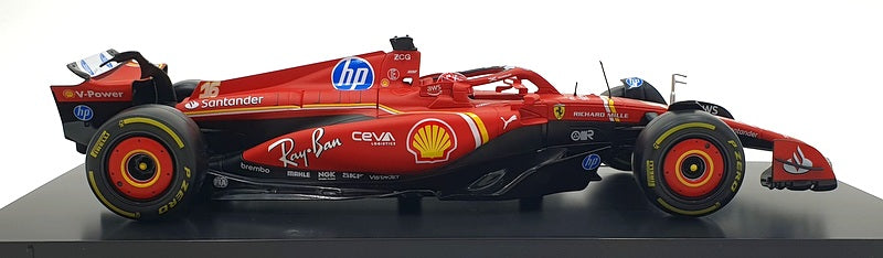Burago 1/18 Scale Diecast 18-16821 - Ferrari SF-24 C.Leclerc #16