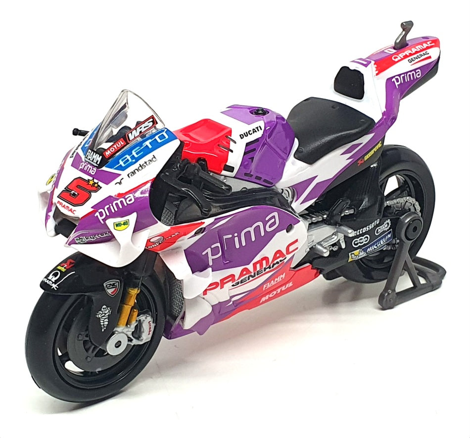 Maisto 1/18 Scale 36390 - Ducati Desmosedici Motorcycle GP 2022 - #5 J. Zarco