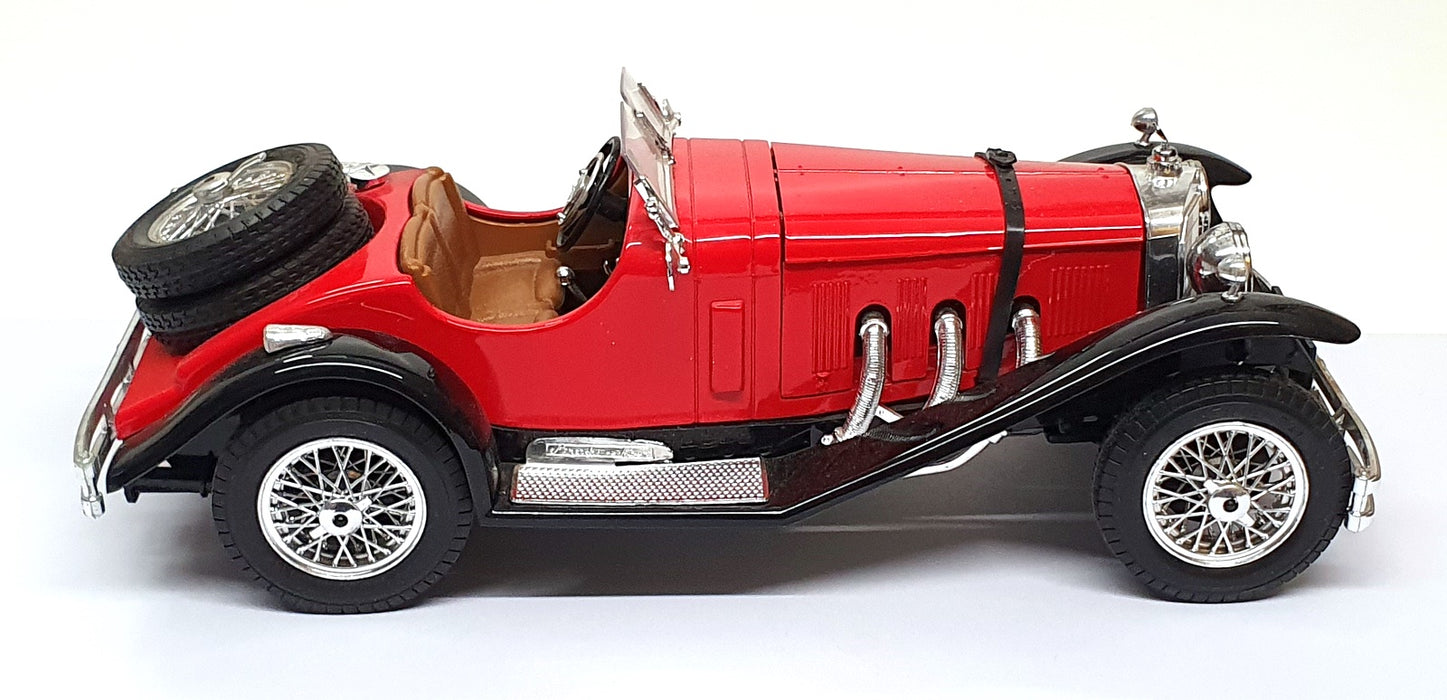 Burago 1/18 Scale Diecast 26725J - 1928 Mercedes Benz SSK - Red