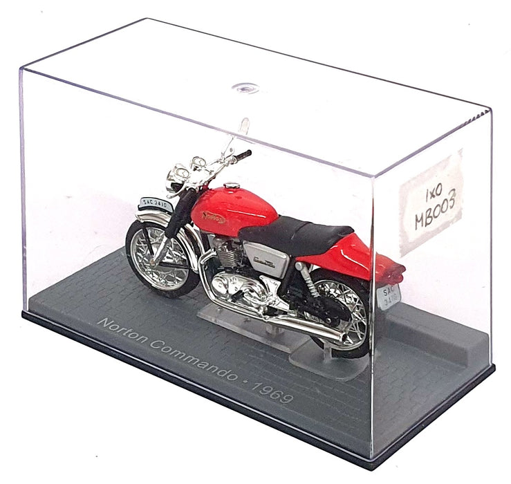Ixo Models 1/24 Scale MB003 - 1969 Norton Commando Motorbike - Red