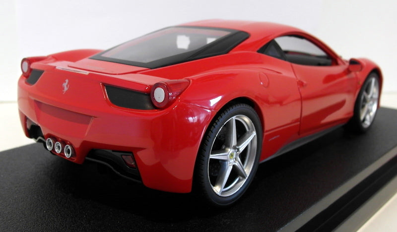 Hot Wheels 1/18 Scale diecast - T6917 Ferrari 458 Italia Rosso Red