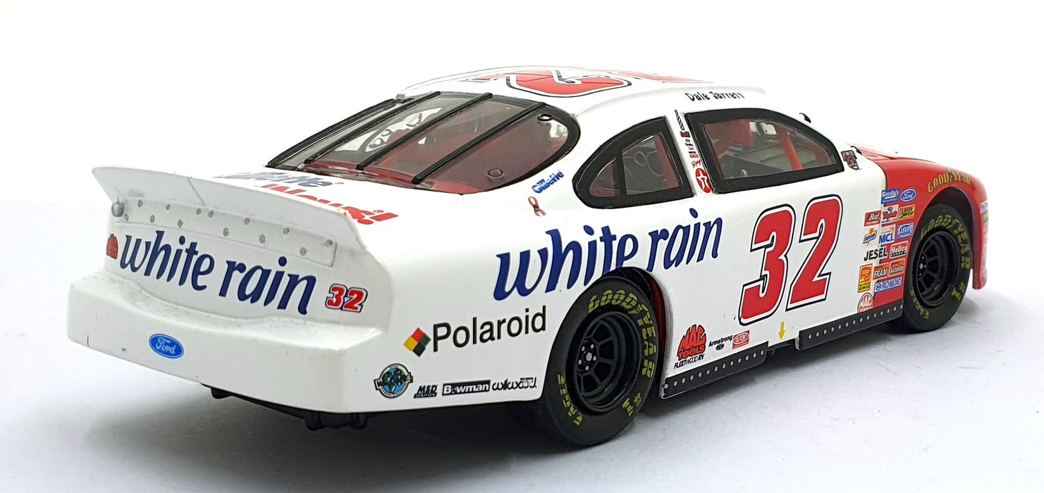 Action 1/24 Scale Diecast C249835041 - 1998 Ford Taurus #32 White Rain - Jarrett