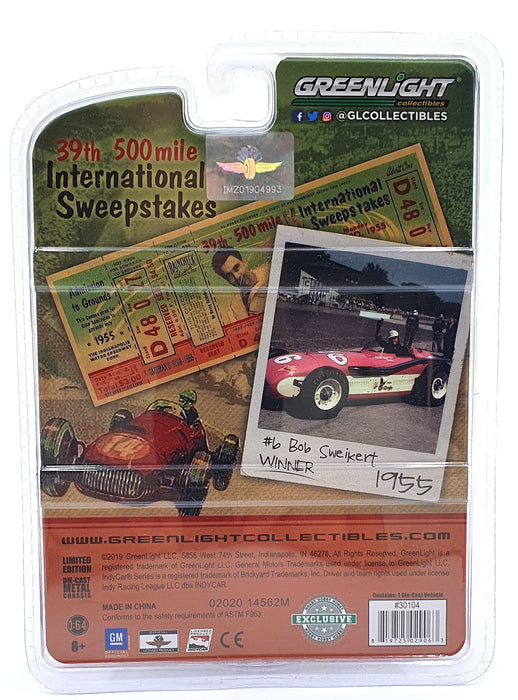 Greenlight 1/64 Scale 30104 - 1955 Chevrolet Two-Ten Townsman - Red