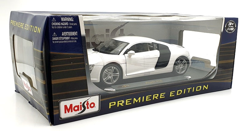 Maisto 1/18 Scale Diecast 36143 - Audi R8 GT Premium Edition - White