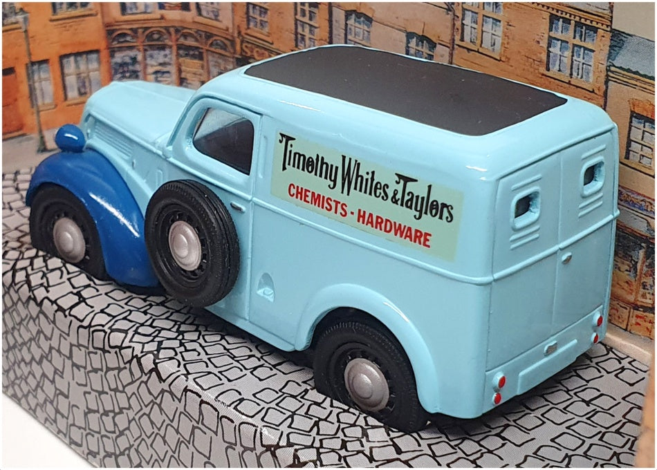 Corgi 1/43 Scale 96866 - Ford Popular Van (Timothy Whites) Blue - REWORKED