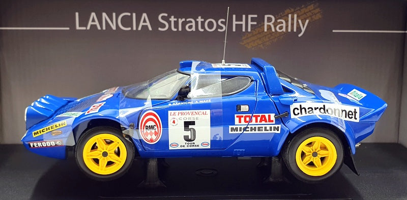 Sun Star 1/18 Scale 4560 - Lancia Stratos HF Rally #5 2nd Tour De Corse 1976