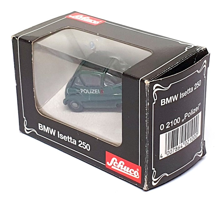 Schuco 1/43 Scale 0 2100 - BMW Isetta 250 Polizei - Green