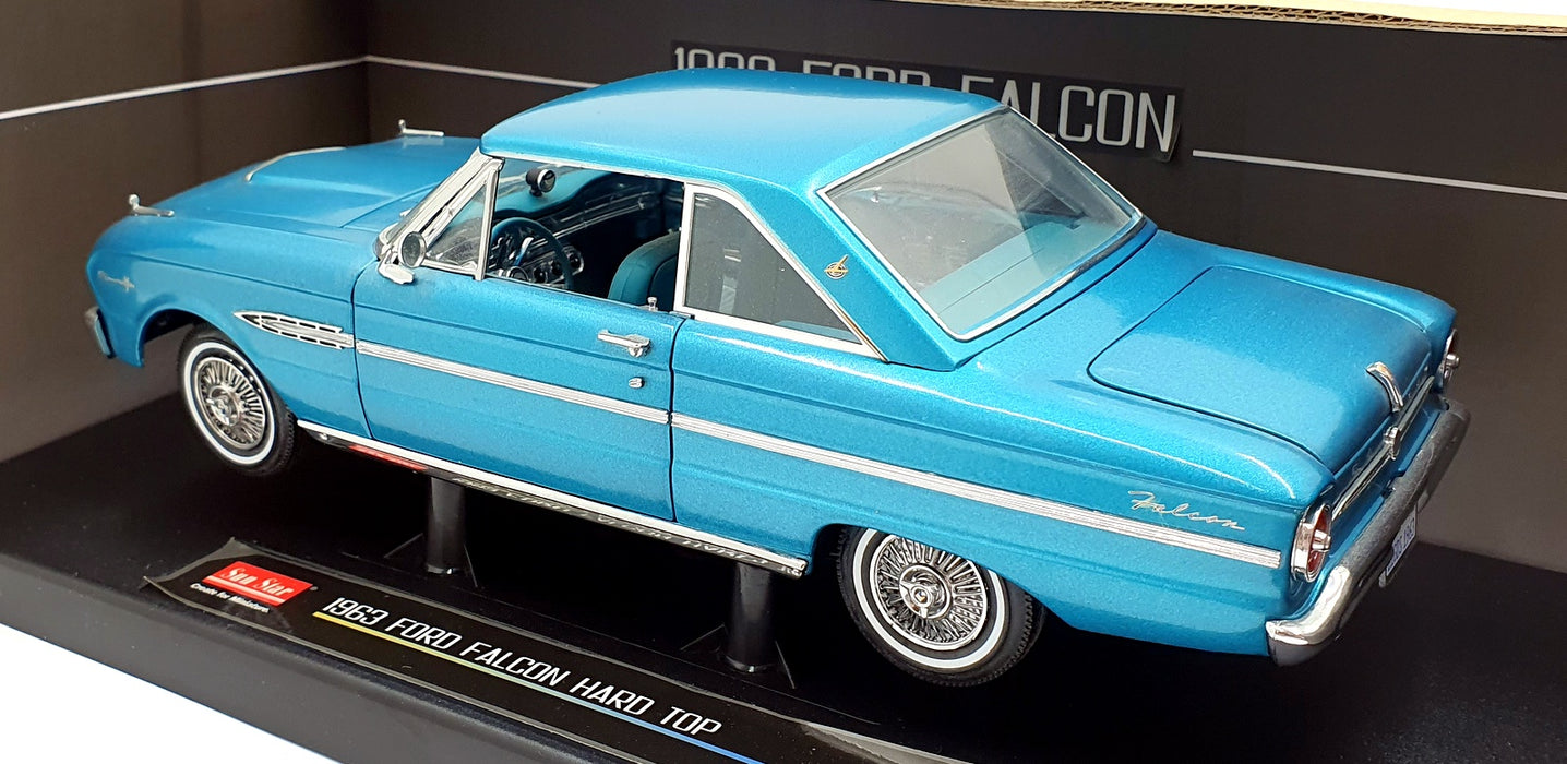 Sun Star 1/18 Scale 4542 - 1963 Ford Falcon Hard Top - Ming Green