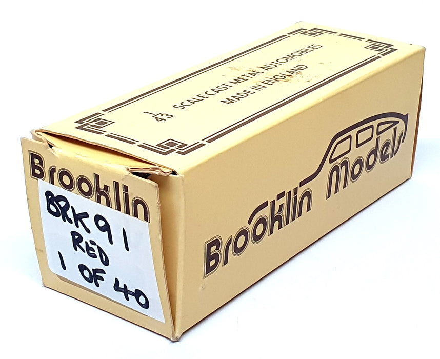 Brooklin Models 1/43 Scale BRK91 - 1954 Kaiser Darrin - Red 1 Of 40