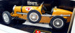 Burago 1/18 Scale Diecast 3012 - 1935 Bugatti Grand-Prix #14 - Yellow