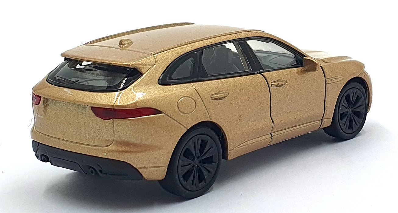 Welly Model 12cms Pull Back and Go 301125C - Aston Martin V12 Vantage - Gold