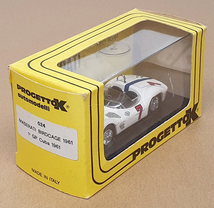ProgettoK 1/43 Scale 024 - Maserati Birdcage #7 1st Cuba GP 1961