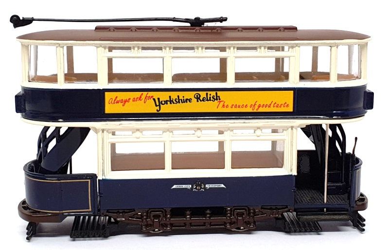 Corgi Appx 13cm Long Diecast 36802 - Dick Kerr Closed Tram Leeds - Dk Blue