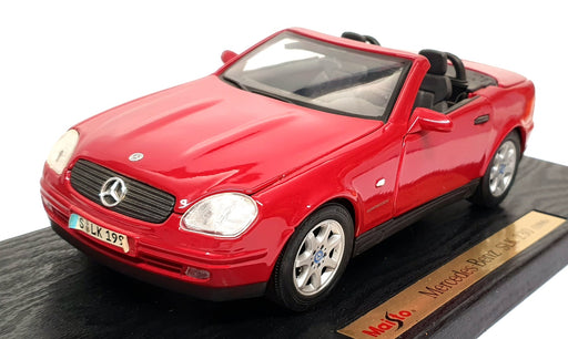 Maisto 1/18 Scale Diecast 31842 - 1996 Mercedes Benz SLK 230 - Red