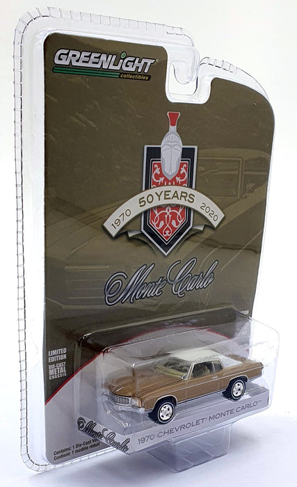 Greenlight 1/64 Scale 28060-B - 1970 Chevrolet Monte Carlo - Gold