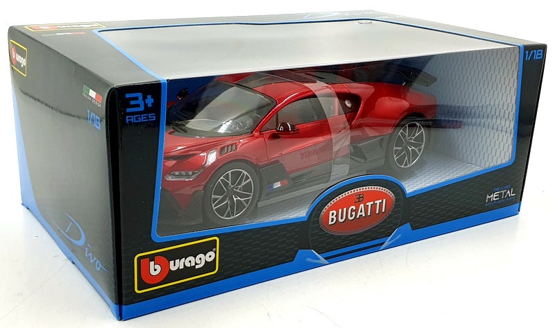 Burago 1/18 Scale Diecast 18-11045 - Bugatti Divo - Red