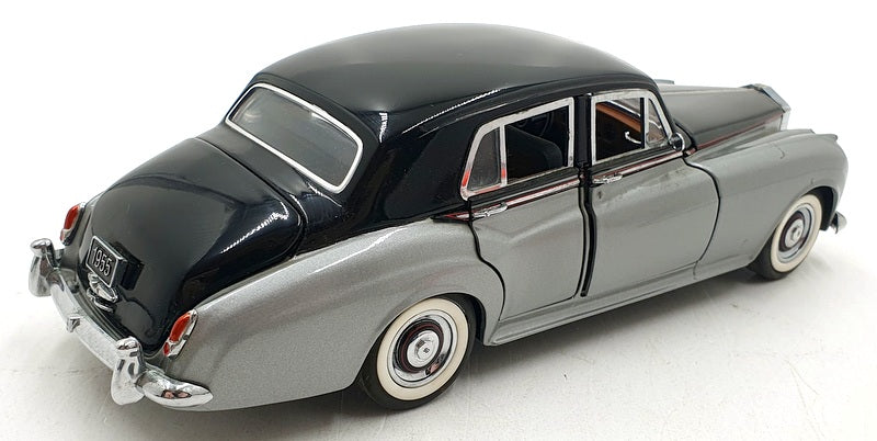 Franklin Mint 1/24 Scale B11UZ91 - 1955 Rolls Royce Silver Cloud - Black/Silver