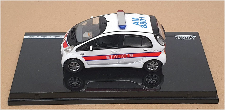 Vitesse 1/43 Scale 29289 - Mitsubishi i MiEV Hong Kong Police - White/Red